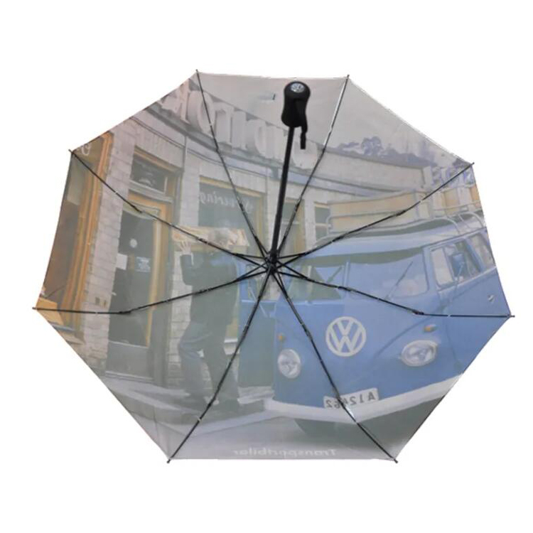 42-inch full color printing automatic opened compact umbrella
